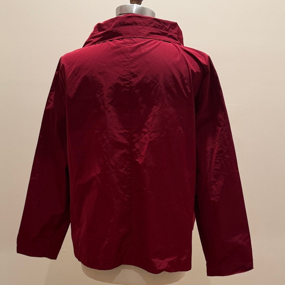 Liv by Habitat Burgundy Asymmetrical Jacket - Picture 3 of 6